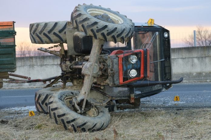 prevrtanje traktor