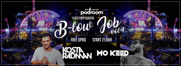 b low job party podroom