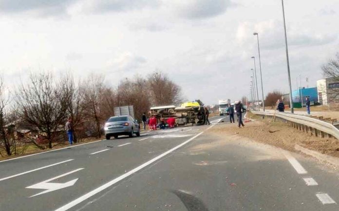 prevrnuo se kamion južna obilaznica Čakovec