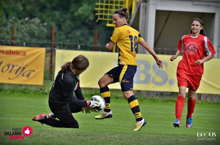 Sanja Šoltić, hrvatska nogometna reprezentativka iz redova ŽNK Katarina Zrinski