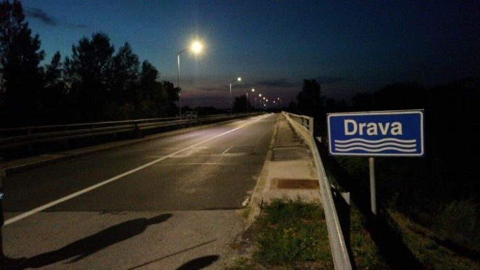 Donja Dubrava most rasvjeta Drava