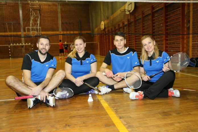 Obitelj Zadravec zaljubljenici u badminton