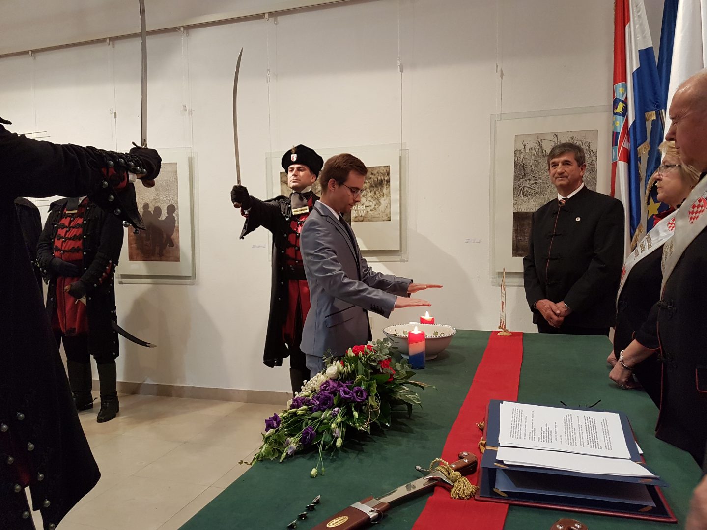 Nikola Grabar na svečanoj prisegi