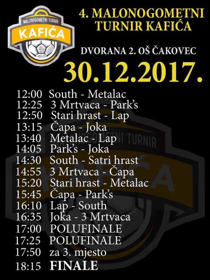 Turnir 8 kafića u Čakovcu