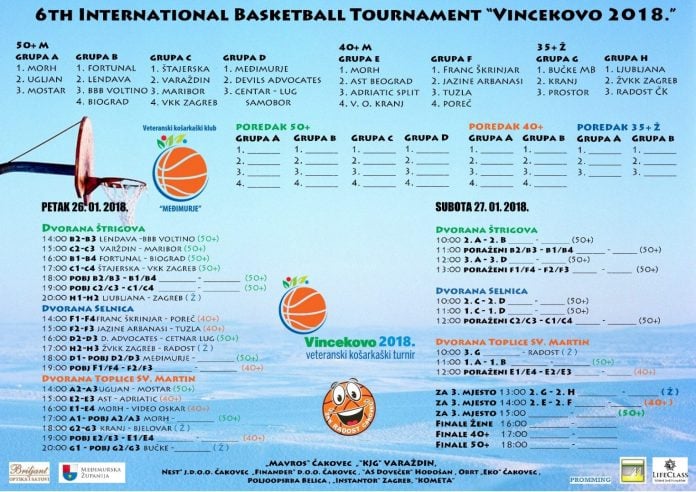 Međunarodni veteranski košarkaški turniru Vincekovo
