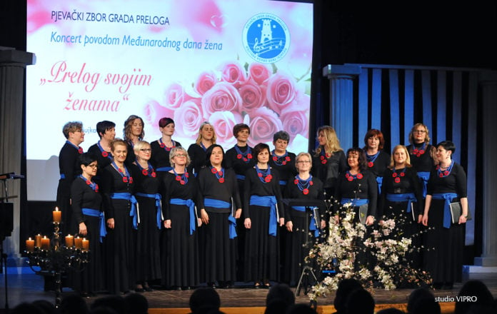 Pjevački zbor Grada Preloga koncert Prelog svojim ženama