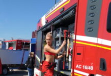 Uz vatrogasnu opremu koju su izložile poznate tvrtke na sajmu u Sloveniji, posjetitelji su mogli uživo vidjeti i kako “nastaje” jedan od vatrogasnih kalendara