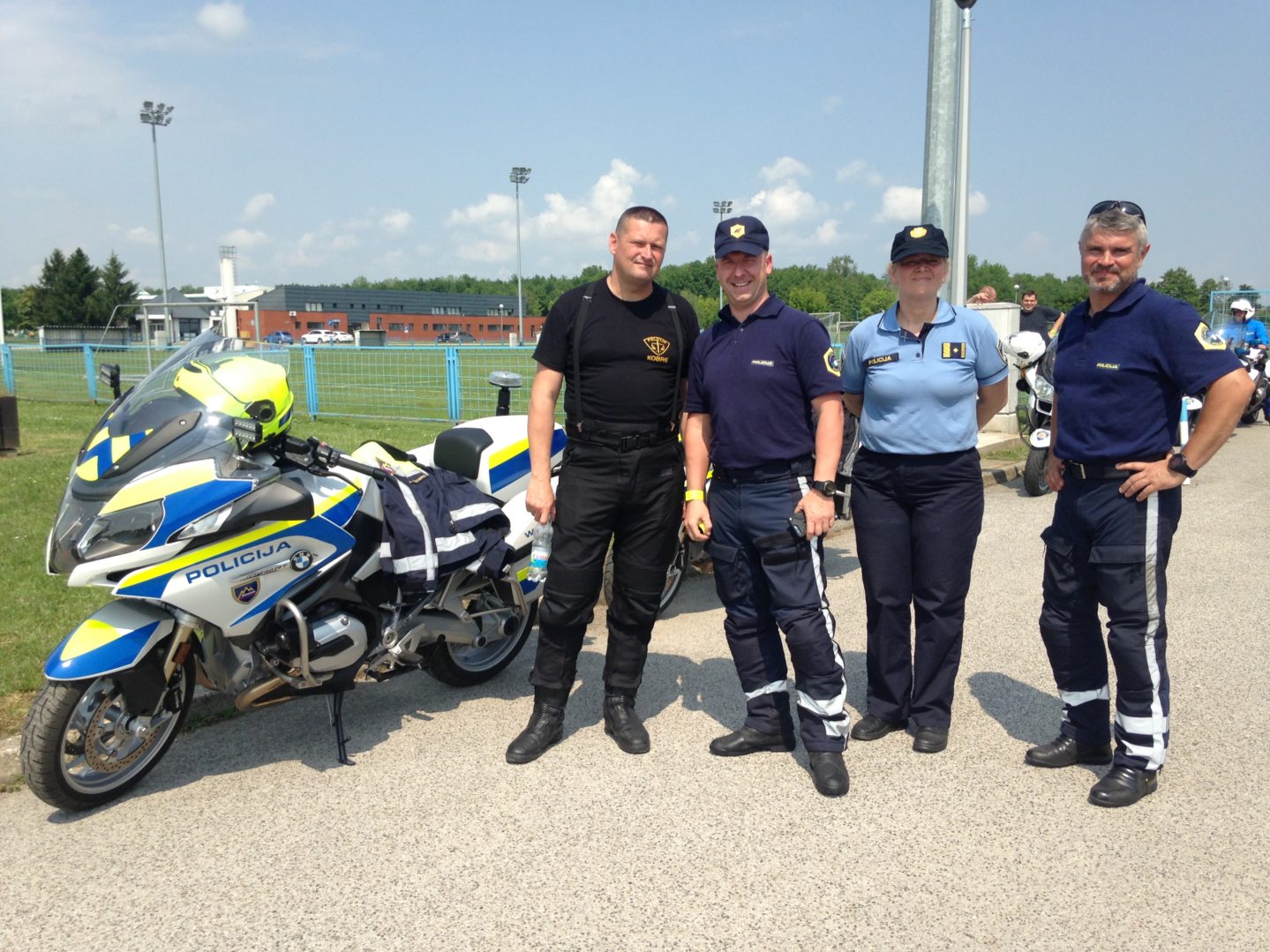 Predstavnici slovenske policije
