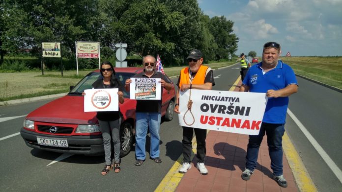 Prosvjed protiv poskupljenja goriva Prelog