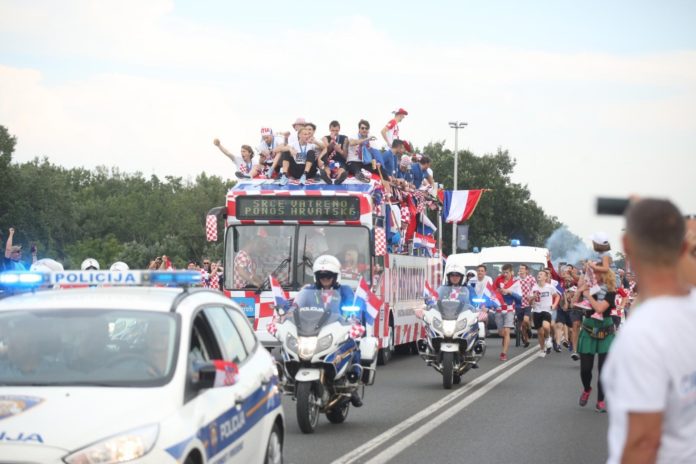 Hrvatska nogometna reprezentacija Zagreb autobusa