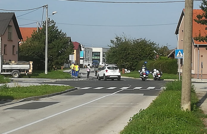 sudar križanju Travničke i Ulice Putjane