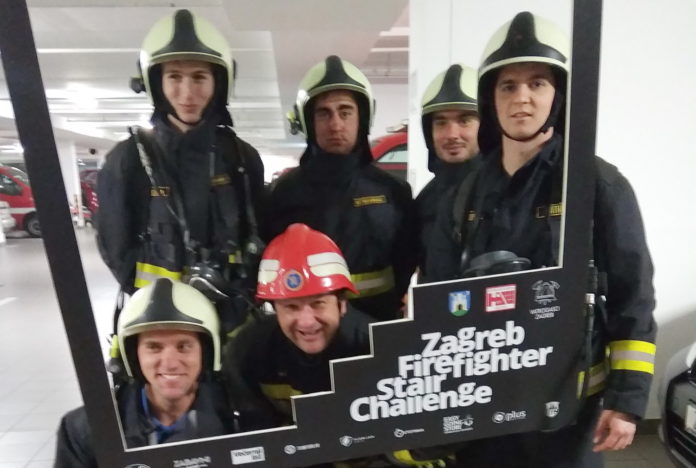 Međimurski vatrogasci humanitarna utrka Firefighter Stair Challenge