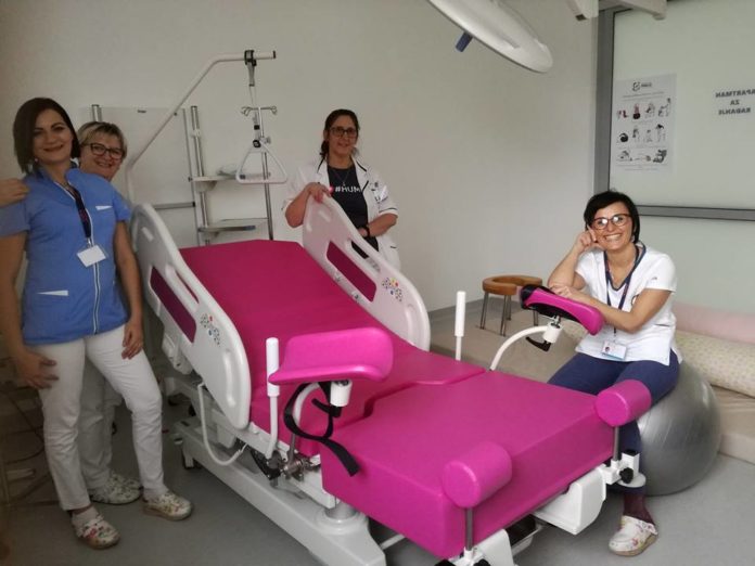 Super krevet za rađanje u čakovečkoj bolnici Super krevet