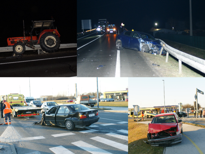 Prometne nesreće tijekom vikenda
