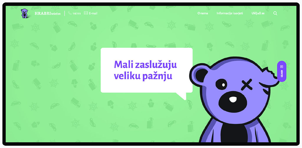 Denis Maček, studij informacijskih znanosti, redizajn web sjedišta Hrabrog telefona