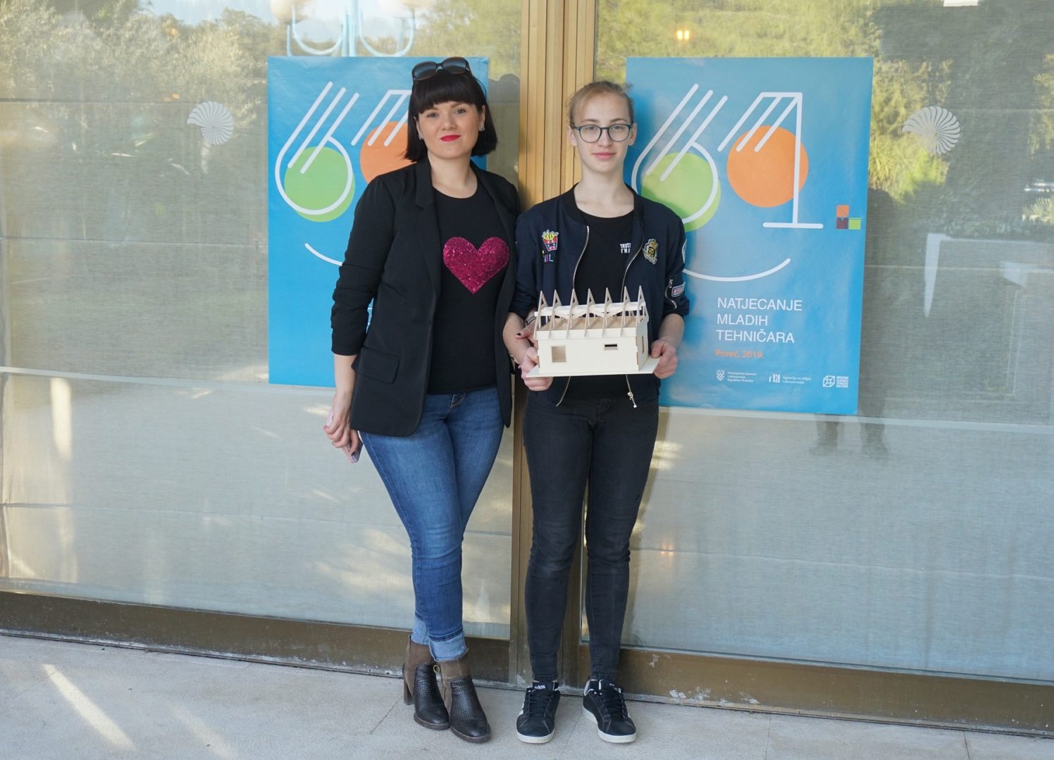 Renata Martinec i učenica Judita Herc