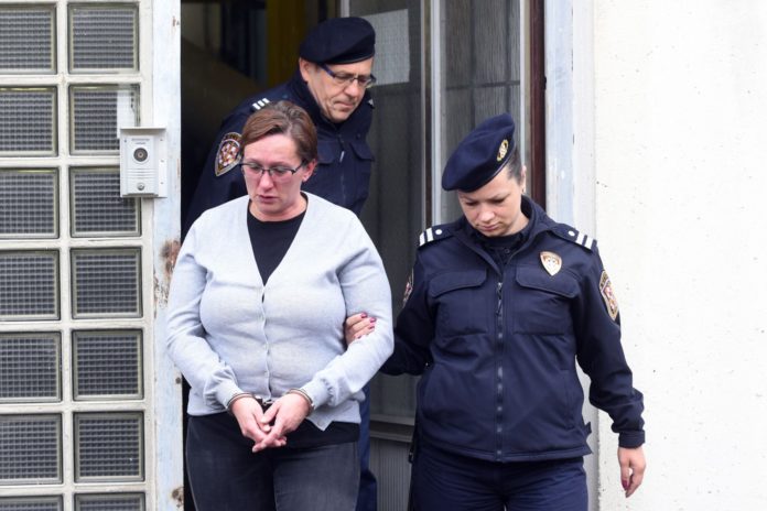 PXL_150519_24631000 15.05.2019., Varazdin - Smiljana Srnec izlazi sa Zupanijskog suda nakon rocista o produzenja pritvora. Photo: Vjeran Zganec Rogulja/PIXSELL