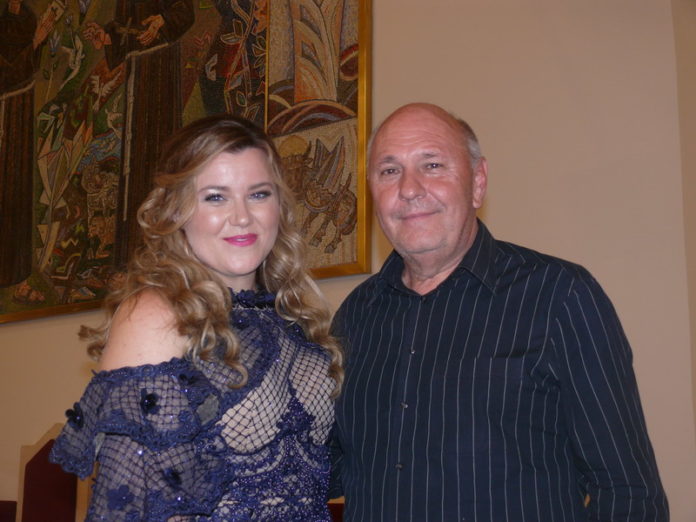 sopranistica Evelin Novak i maestro Branimir Magdalenić