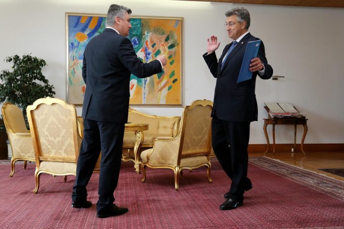 Zoran milanović i Andrej Plenković