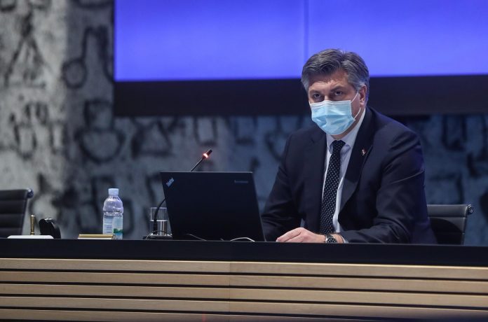 Zagreb: Vlada RH predstavila nove mjere za suzbijanje epidemije koronavirusa Andrej Plenković