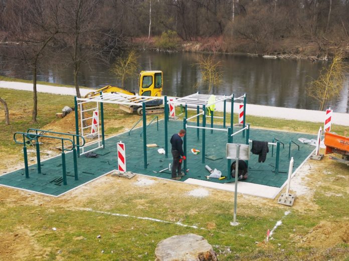 Antistres podloga Street workout