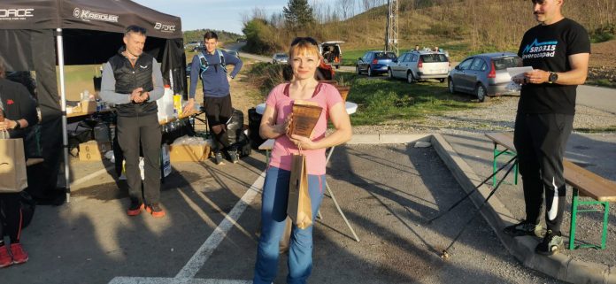 Ružica Pahor nakon pobjede na utrci Ivančica 24 sata