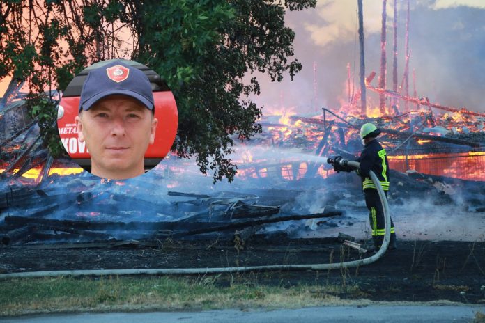 Tomislav Fajić bio je među prvim vatrogascima koji su stigli na mjesto požara u Čakovcu