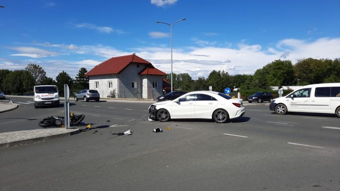 Prometna nesreća u Čakovcu na raskrižju Ulice Jakova Gotovca i Svetojelenske ceste