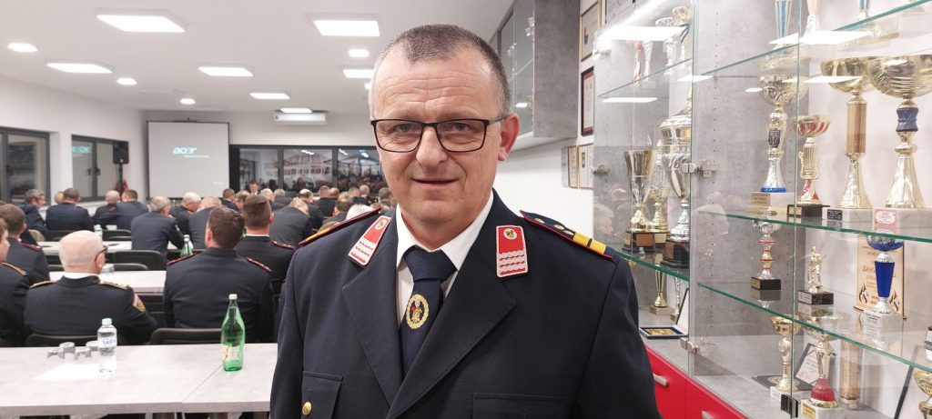 Robert Meglić, v.d. zapovijednik vatrogasaca