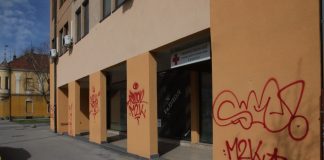 vandalizam išarana zgrada Čakovec