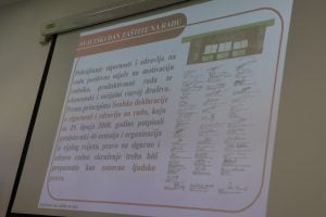 Prezentacija o zaštiti na radu na 119. sjednici GSV-a