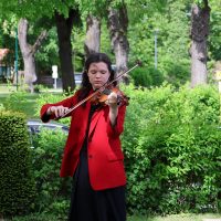 Djevojka koja svira violinu