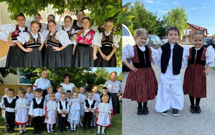 Mali folkloraši na 9. Međunarodnoj smotri folklora.