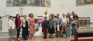 Medicinske sestre i tehničari u čakovečkoj crkvi.