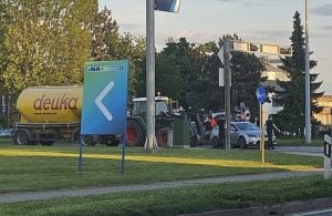 Sudar tri vozila u Čakovcu.
