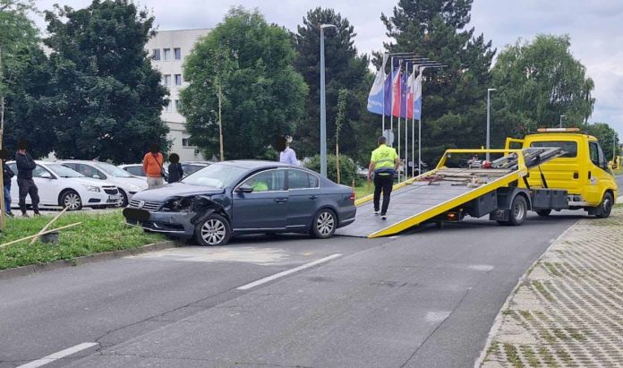 Sudar dva osobna automobila kod GOC-a Čakovec