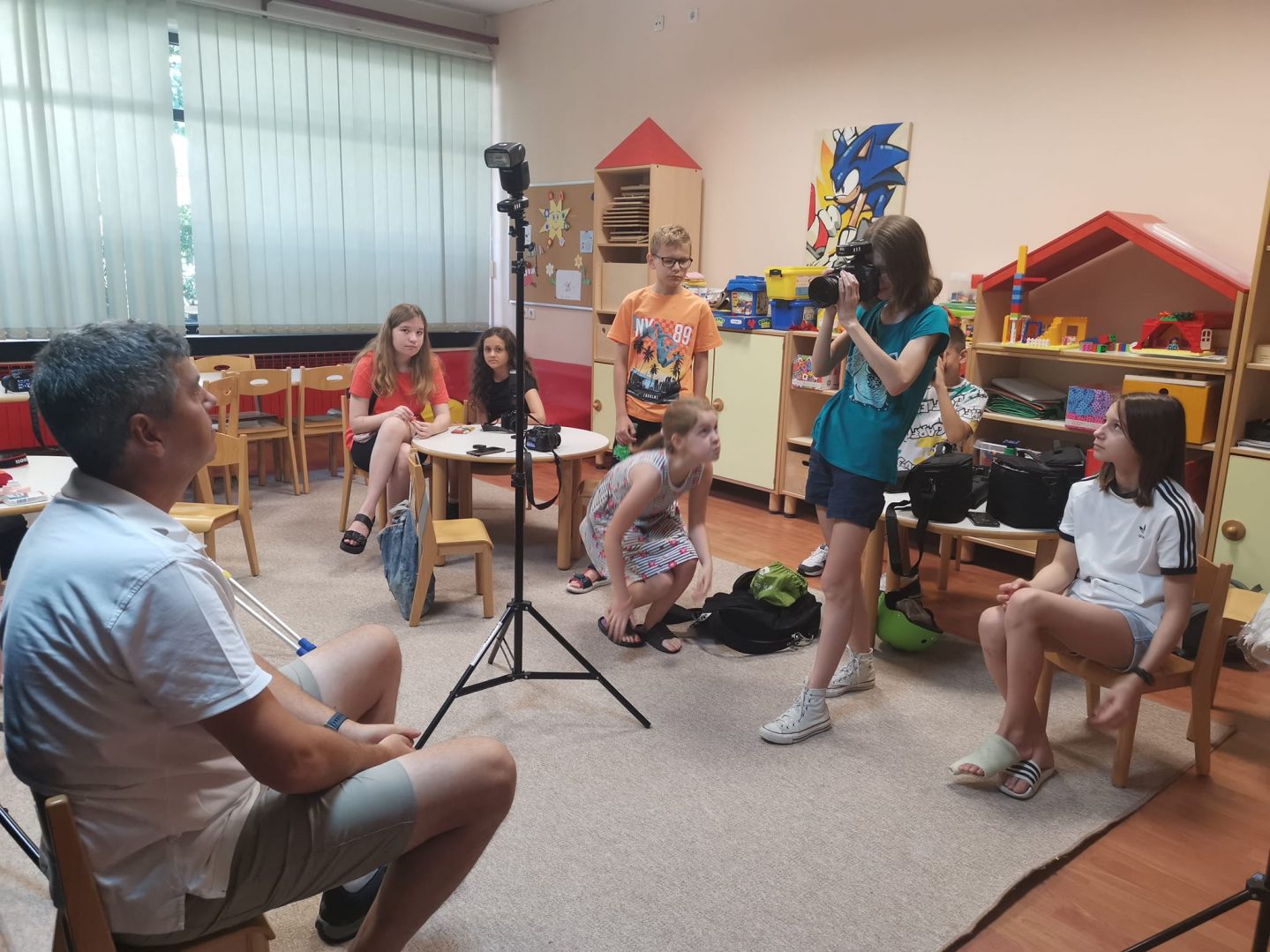 Radionica "Mali fotografi" pod vodstvom Davorina Mance