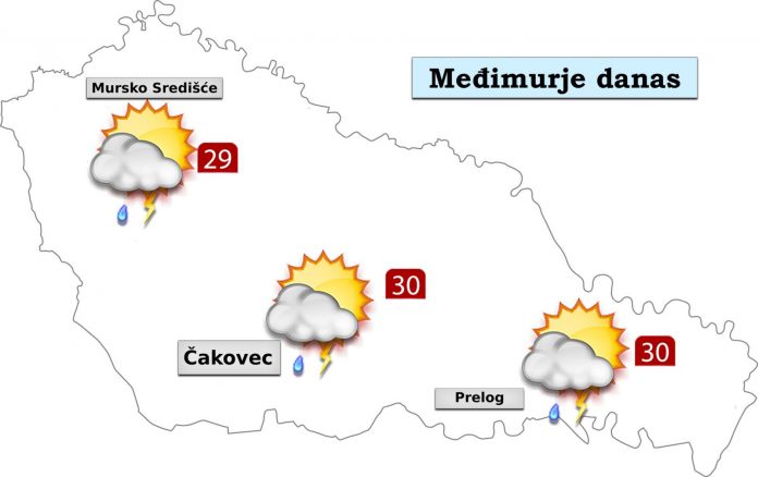 Vremenska prognoza za 2. kolovoz 2024.