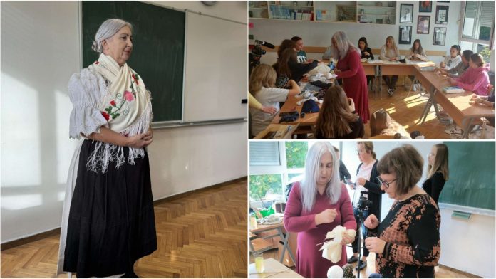 Polaznici područja Jezik kao igra u svoje su aktivnosti krenuli zanimljivim predavanjem o međimurskoj narodnoj nošnji