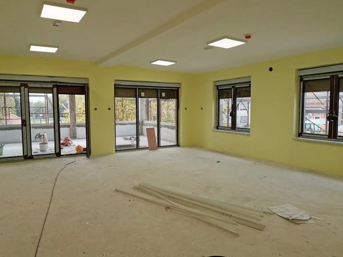 Unutrašnjost zgrade Dječjeg vrtića „Kockavica“ u nadogradnji