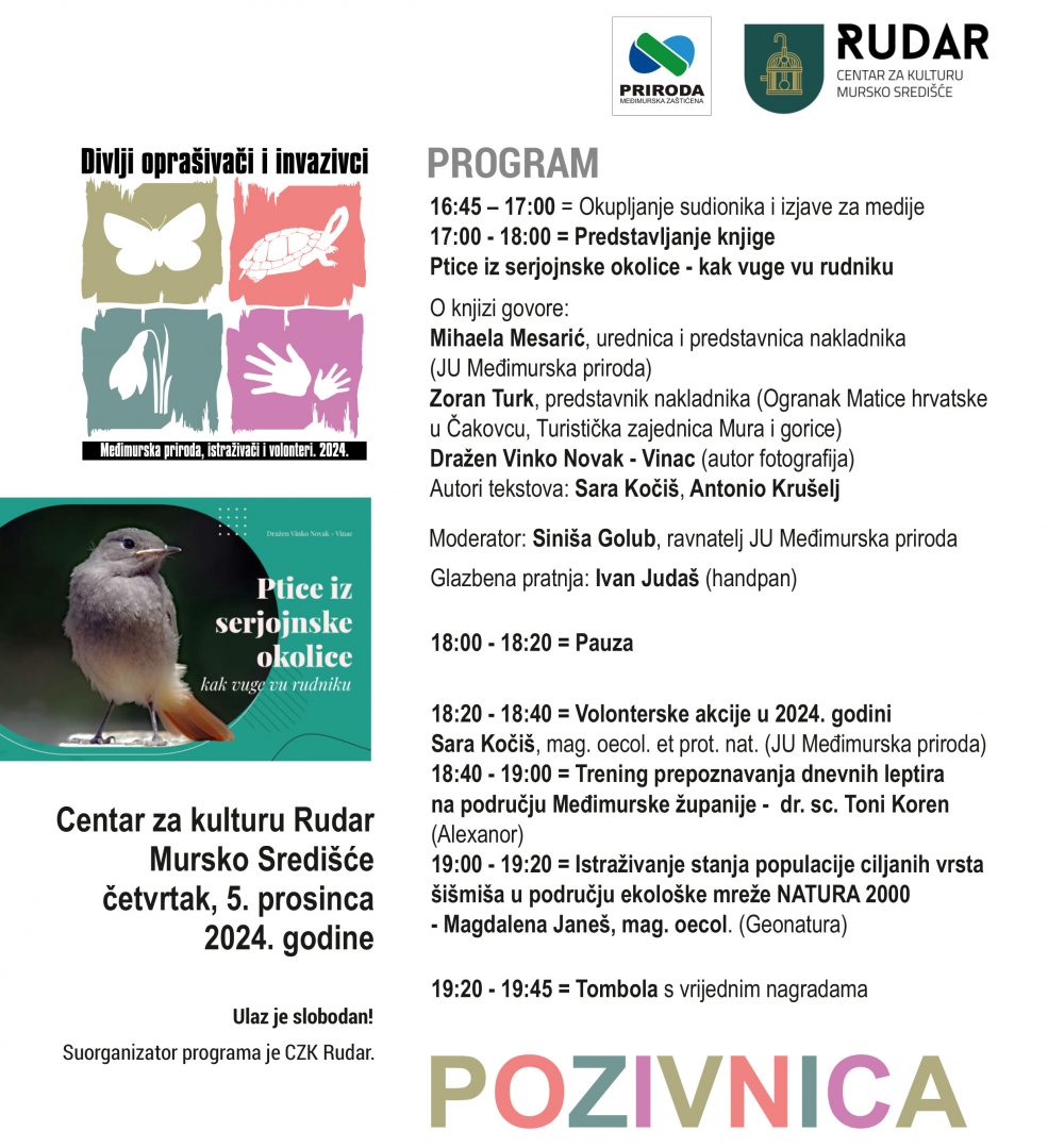 Program za Dan volontera i predstavljanje knjige Ptice iz serjojnske okolice
