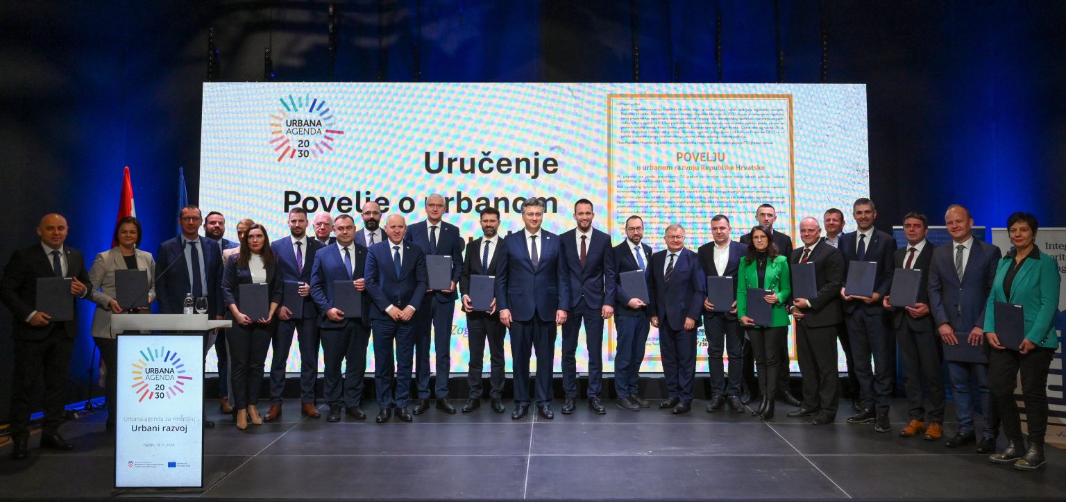 Gradonačelnici Ljerki Cividini uručena Povelja o urbanom razvoju RH