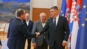 Milanović s predstavnicima Jadranske aero-svemirske asocijacije