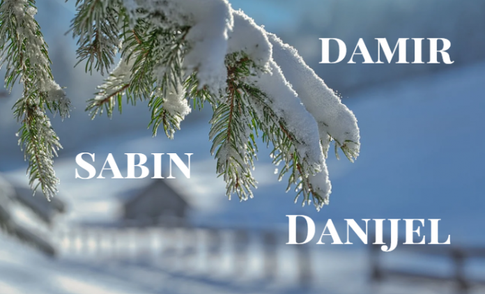 Imendan slave Danijel, Sabin i Damir