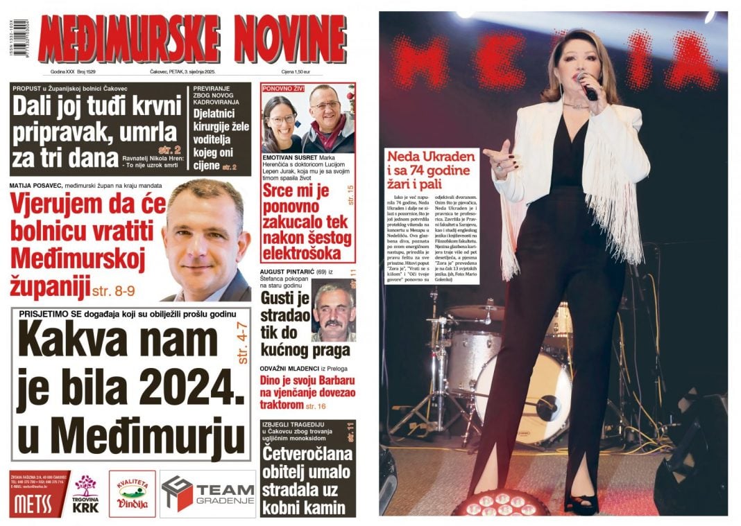 Međimurske novine Naslovnice 1529