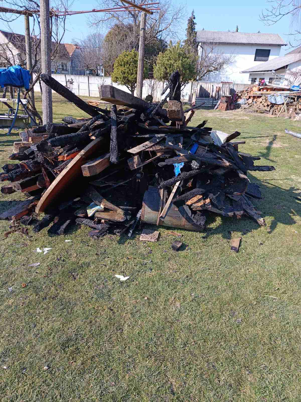 Pomoć nakon požara u Mačkovcu. Foto: Grad Čakovec
