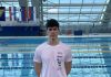 Plivač Matej Bračko na prvom nastupu za reprezentaciju Hrvatske