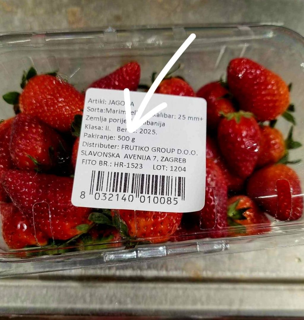Jagode iz SPAR-a
