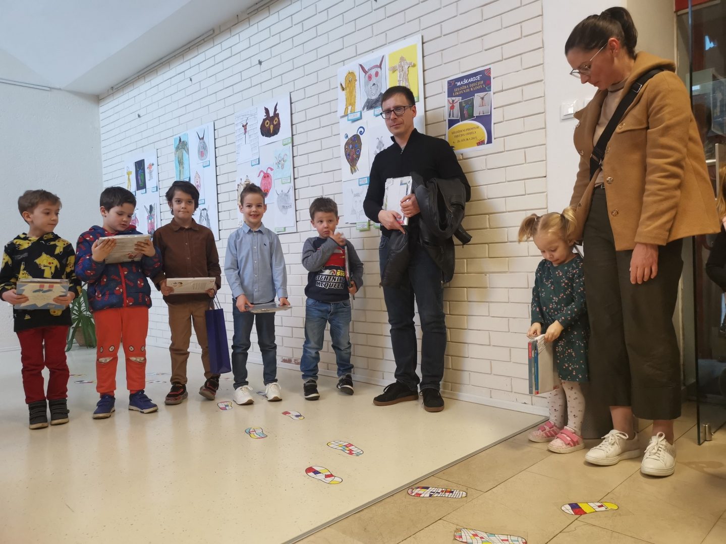 Dječja izložba u Knjižnici 'Nikola Zrinski' Čakovec MAŠKARICE