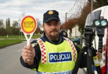 policija zaustavlja